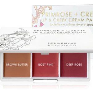 SERAPHINE botanicals Lip & Cheek Palette NIB
